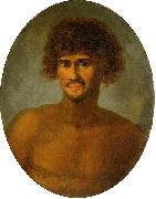 John Webber Head and shoulders portrait of a young Tahitian male Germany oil painting artist